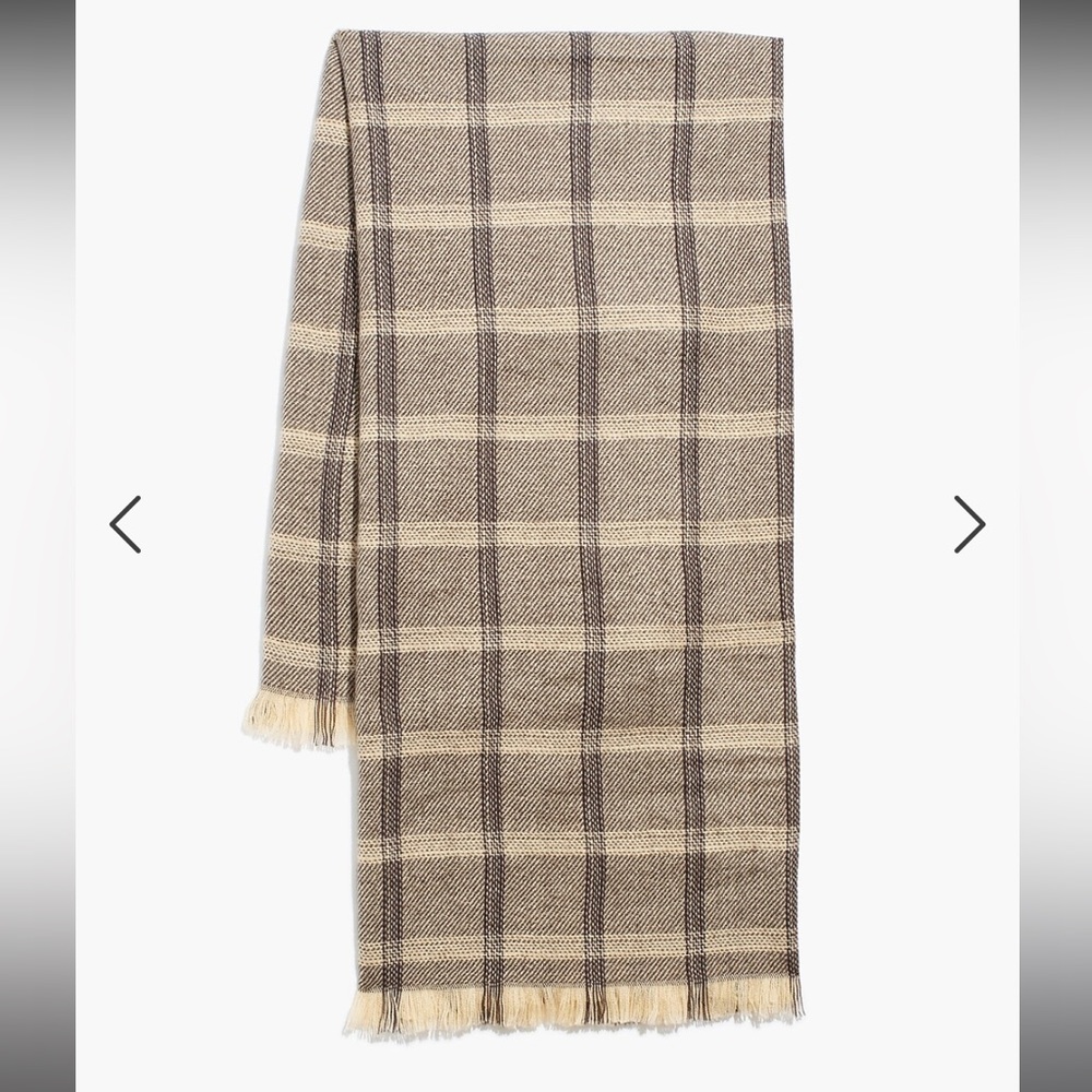 Madewell Denvale Plaid Blanket Scarf